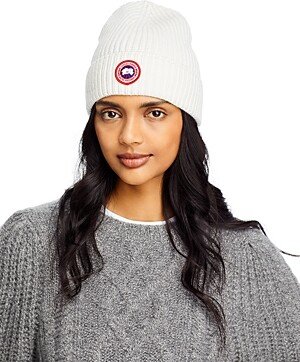 Arctic Disc Ribbed Wool Toque