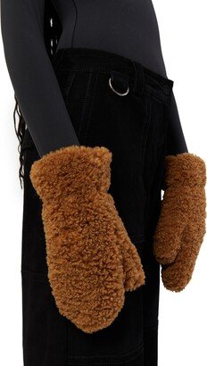 Coco Luxe Teddie Faux Shearling Mittens