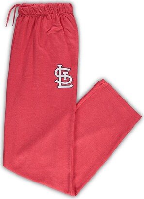 Men's Heathered Red St. Louis Cardinals Big and Tall Pajama Pants