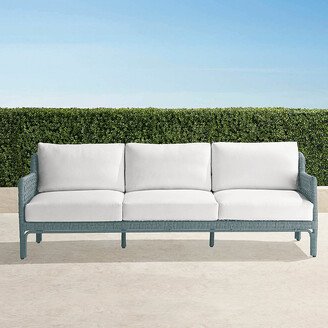 Seton Sofa with Cushions in Dark Glacier Finish