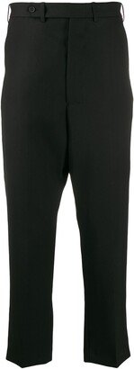 Drop-Crotch Cropped Trousers-AI