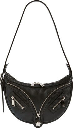 Small Repeat Leather Hobo Bag