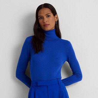 Ralph Lauren Silk-Blend Turtleneck-AA