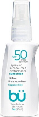 Spf 50 Fragrance-Free Sunscreen Spray 1oz