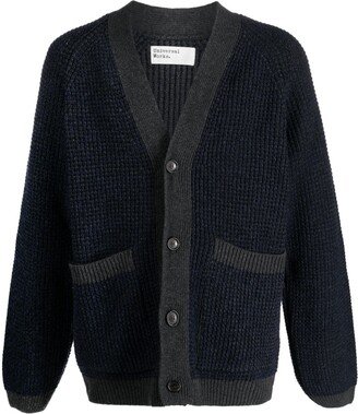 V-neck button-up cardigan-AF