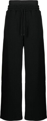 Drawstring Cotton Track Pants-AM