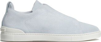 Triple Stitch suede sneakers-AA