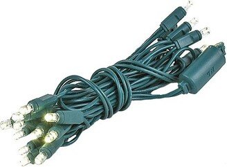 Novelty Lights Inc Novelty Lights 20 Light Warm White LED Christmas Craft Mini Light Set (Green Wire, 8.5 feet)