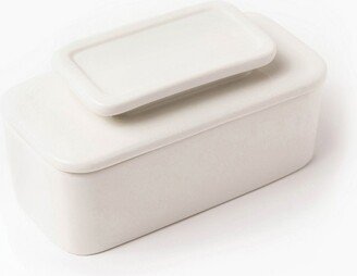 Ceramic Butter Keeper, White