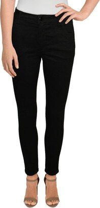 The Hi Honey Womens MId-Rise Shimmer Skinny Pants