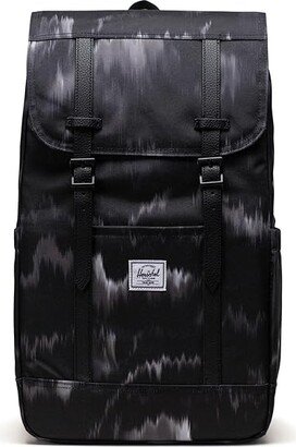 Retreat Backpack (Blurred Ikat Black) Backpack Bags