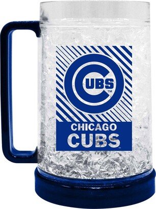 Chicago Cubs 16 Oz Wordmark Freezer Mug - Clear, Blue