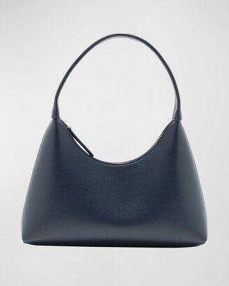 Apparis x Candy Mini Zip Leather Hobo Bag