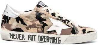 Superstar camouflage low-top sneakers