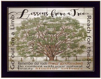Lessons from a Tree by Cindy Jacobs, Ready to hang Framed Print, Black Frame, 18