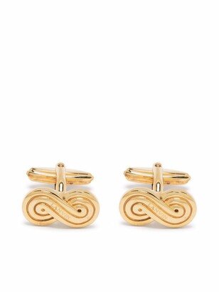 Swirl Gold Cufflinks