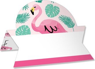 Big Dot Of Happiness Pink Flamingo Tropical Summer Party Buffet Table Name Place Cards 24 Ct