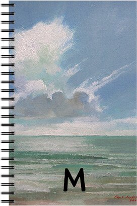 Notebooks: Breezy Sea Custom Text 5X8 Notebook, 5X8, Multicolor