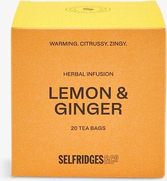 Selfridges Selection Lemon & Ginger tea Bags Pack of 20