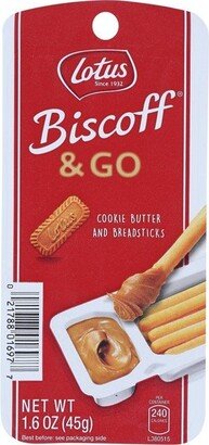 Lotus Biscoff & Go Cookie Butter and Breadsticks - 1.6oz