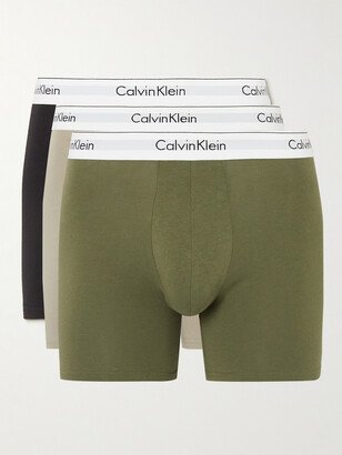 Three-Pack Modern Stretch-Cotton Boxer Briefs