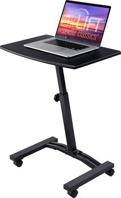 airLIFT Mobile Height Adjustable Solid-Top Laptop Desk Cart