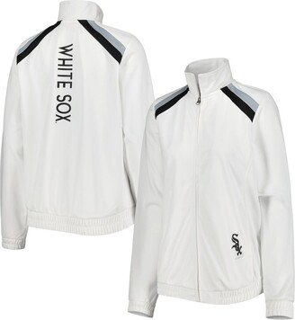 Women's G-iii 4Her by Carl Banks White Chicago White Sox Red Flag Full-Zip Track Jacket