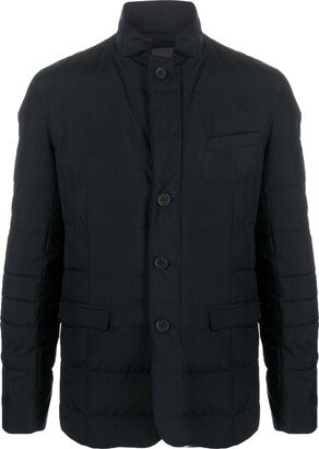 Button-Up Quilted Padded Jacket
