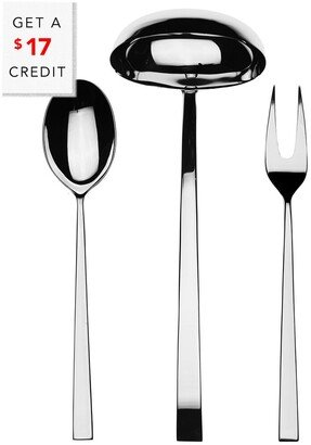 3Pc Serving Set With $17 Credit-AA