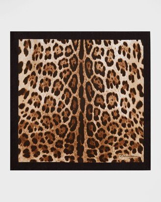 Dolce&Gabbana Casa Leopard Linen Napkins, Set of 2