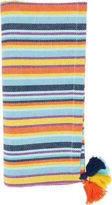 Saro Lifestyle Fiesta Table Napkins with Stripe Design, Set of 4, 20