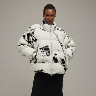 Y-3 Graphic Flock Puffer Jacket