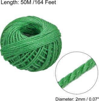 Unique Bargains 164 Feet Garden Twine, Jute Rope String for Craft, Wedding Decor