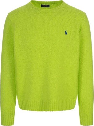 Lime Texture Effect Sweater