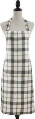 Saro Lifestyle Plaid Apron, 24