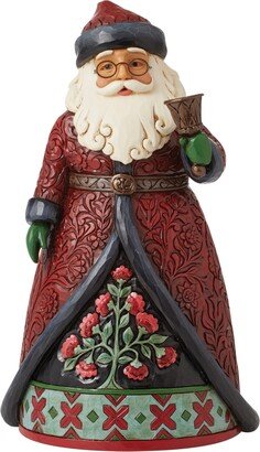 Jim Shore Holiday Manor Santa with Bell Figurine