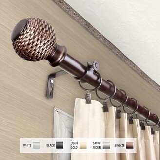 InStyleDesign Kray 1 inch Diameter Adjustable Curtain Rod