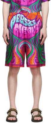 Purple Silk Medusa Music Shorts