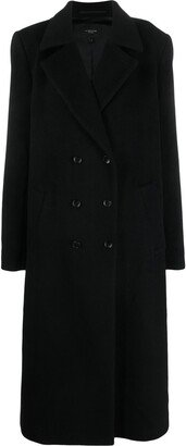 Double-Breasted Cashmere Coat-AF