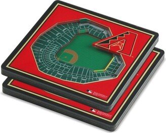 MLB Arizona Diamondbacks StadiumView Coaster 2pk