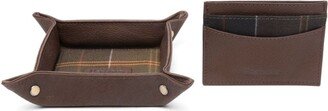 Leather Valet Tray & Card Holder Gift Set