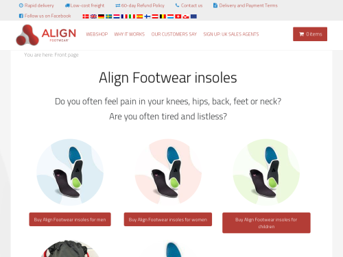 alignfootwear Promo Codes & Coupons