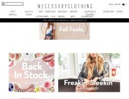 Necessary Clothing Promo Codes & Coupons