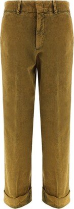 Straight-Leg Corduroy Pants-AA