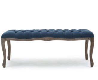 Tassia Traditional Button Tufted Bench