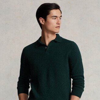 Cashmere Polo-Collar Sweater-AB