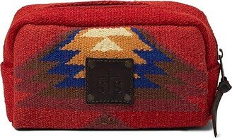 STS Ranchwear Crimson Sun Cosmetic Bag (Red/Gold/Brown) Handbags