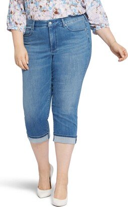 Plus Size Marilyn Straight Crop Cuff Jeans