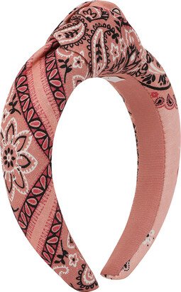 Printed Linen Headband-AA