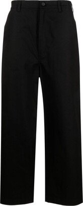 Cropped Cotton Trousers-AE